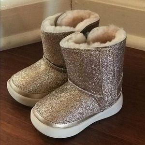 Gold baby UGGs NWOT